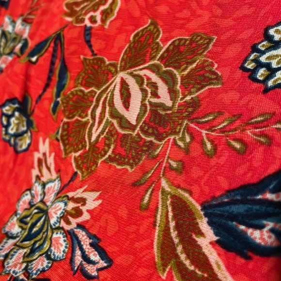 Red Floral Camisole - Picture 2 of 5